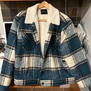 NWT Lucky Brand shearling jacket